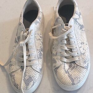 COLE HAAN | SNEAKERS | GRANDPRO | SNAKE PRINT | IVORY & GREY ROCCIA | SIZE 6-1/2